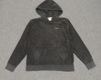 Carhartt Streetwear-hoodies met klein logo