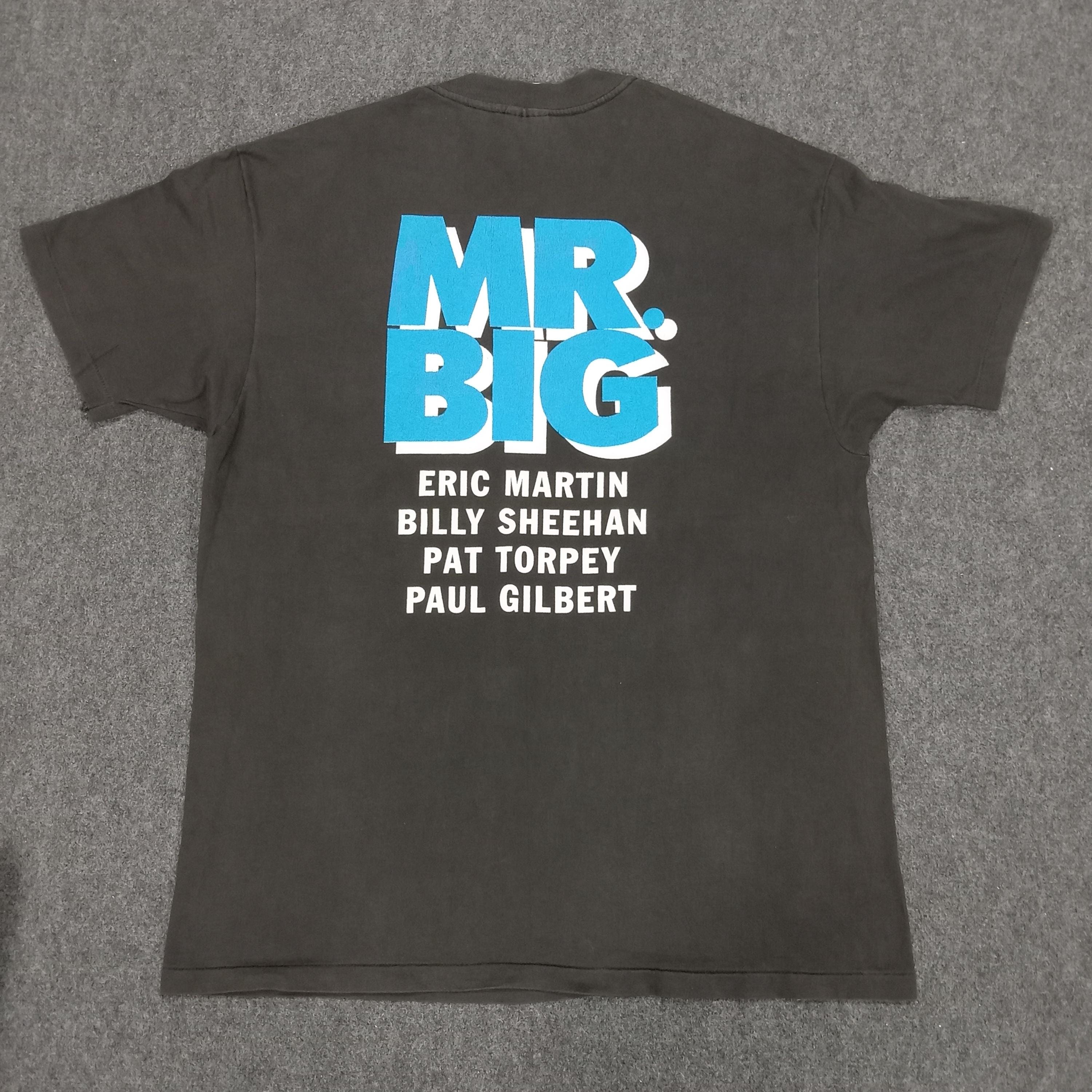 90s☆USA製☆L☆MR.BIG☆バンドTシャツ☆94年☆黒☆シングルステッチ