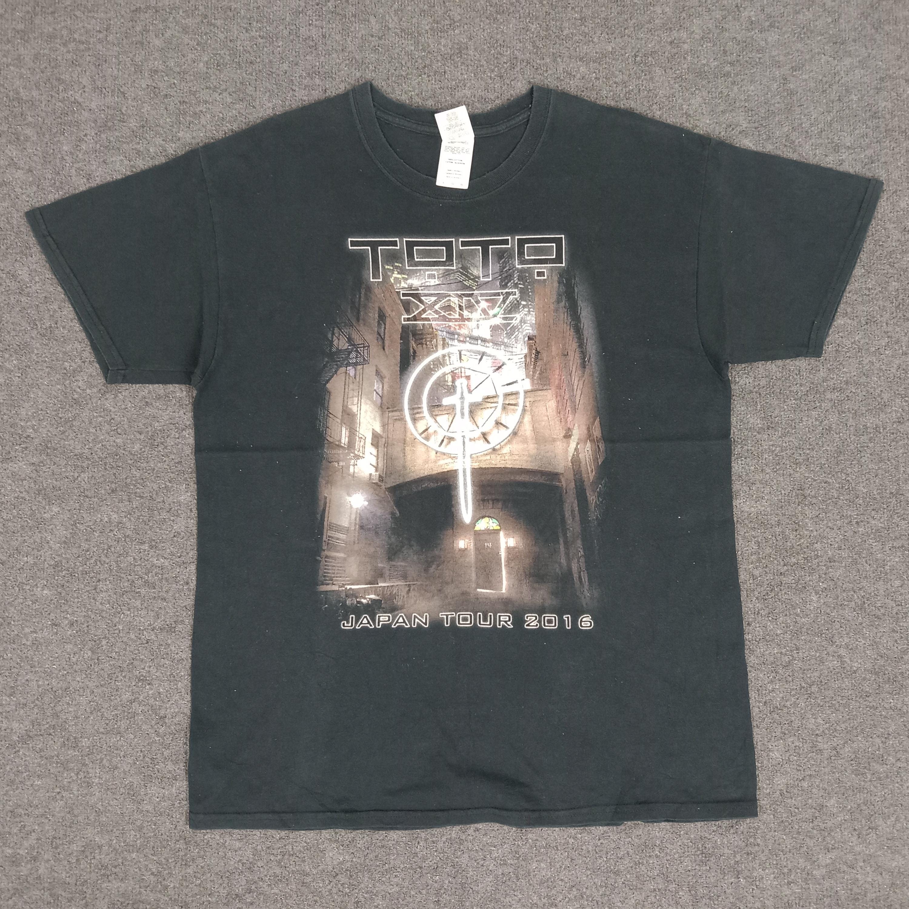 Toto 1988 The Seventh One World Tour Gray Shirt size S Japan