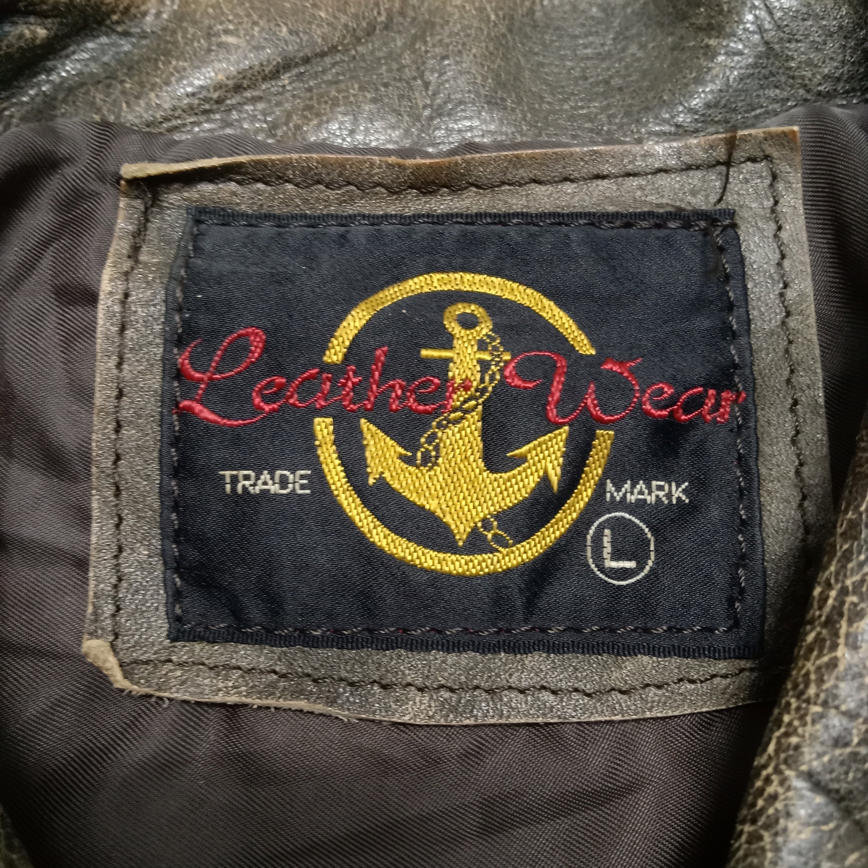 Vintage 90's Leather Wear Japanese Style Jacket - Etsy