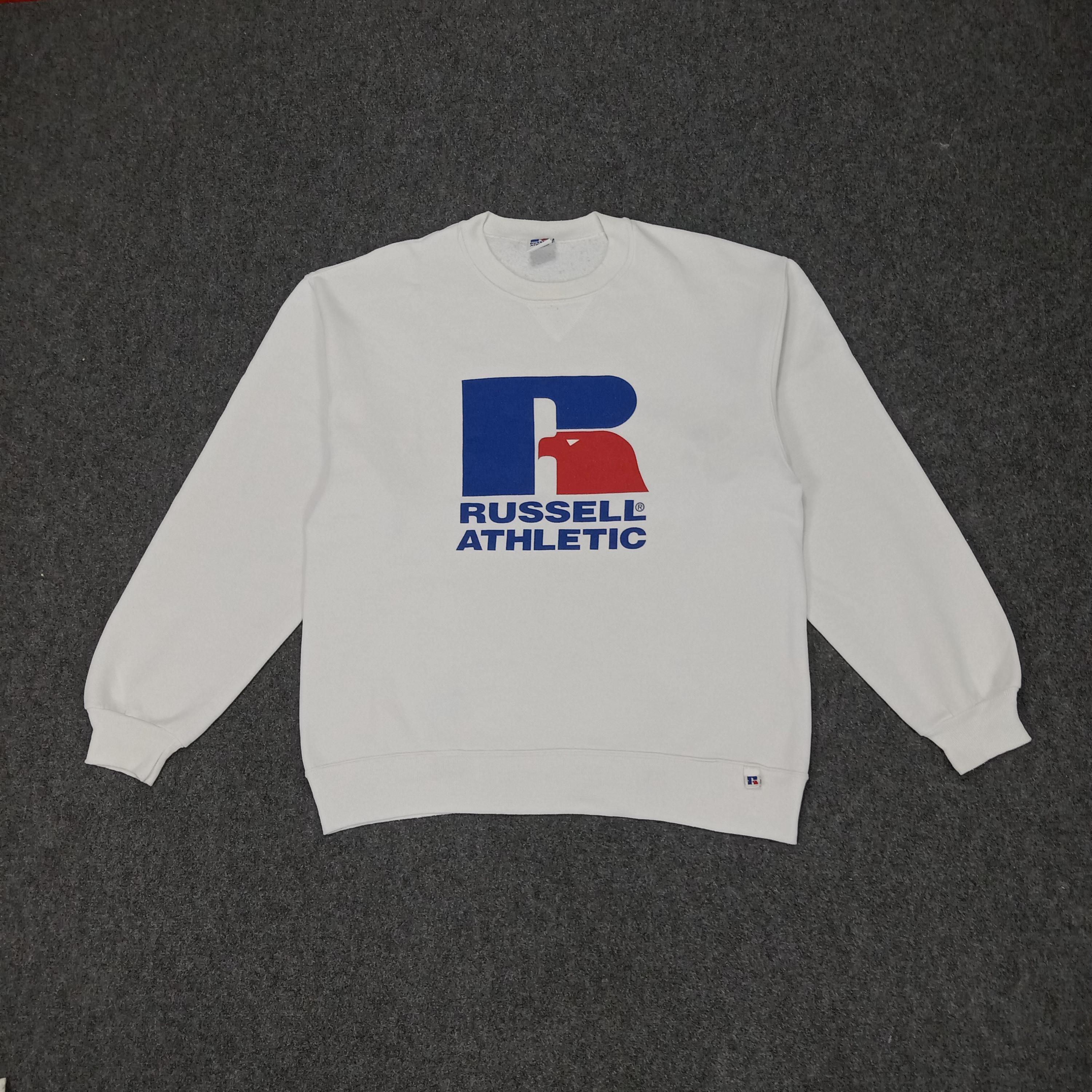 Vintage Russell Athletic Big Logo Streetwear Sweatshirt - Etsy