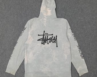 Vintage Stussy Authentic Signature Logo Zipper Hoodie - Etsy