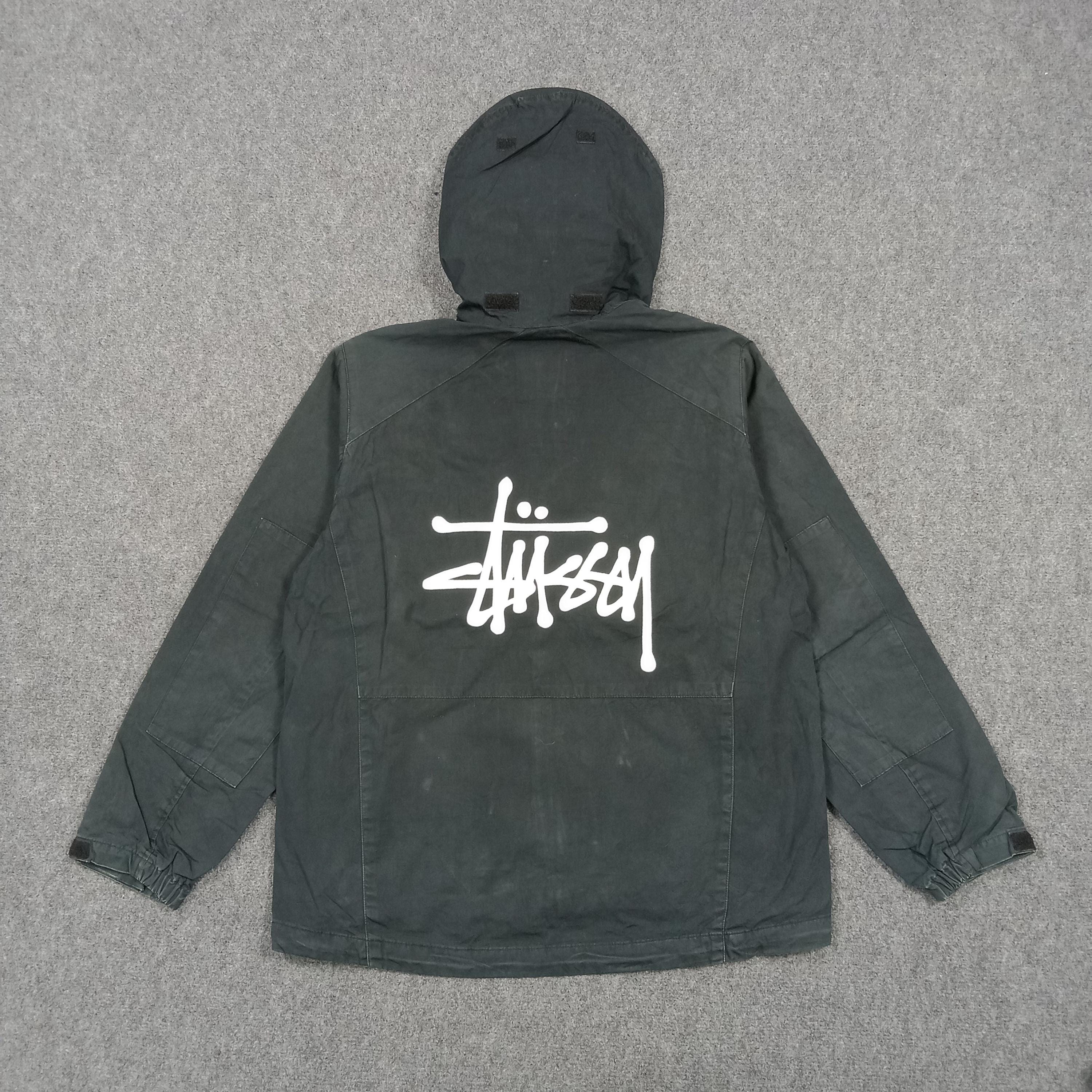 90s USA製 Stussy tracker jacket Vintage 90s Stussy Worldwide Stussy CCCP Stussy Soviet Full Zipper