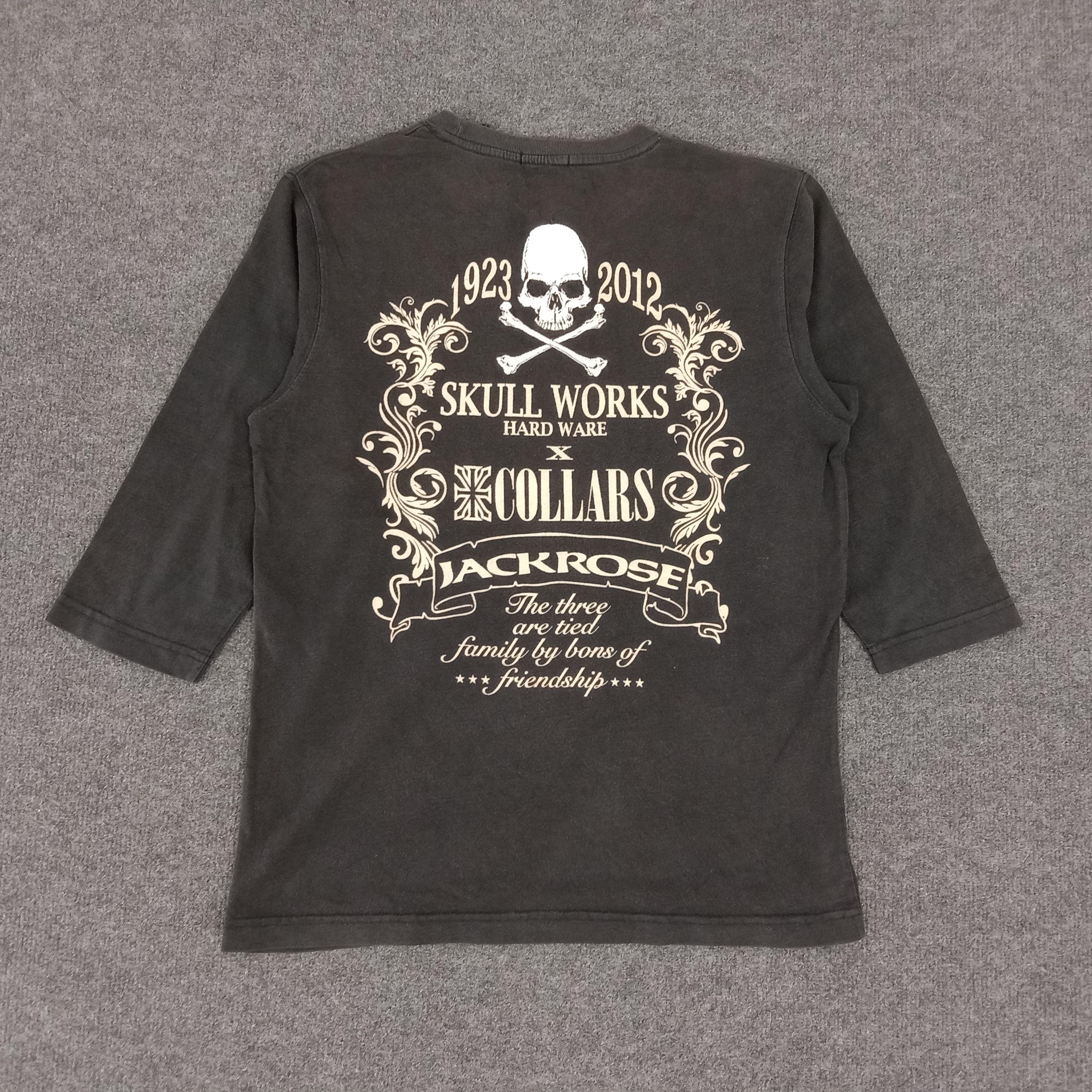 Skull Works Hard Ware X Collars Japan Style Tshirt - Etsy