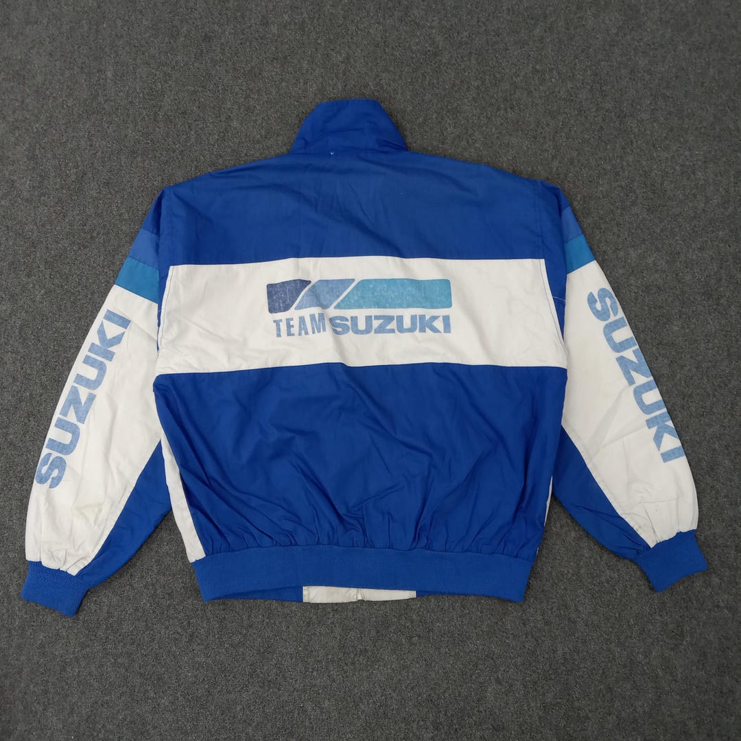 TEAM SUZUKIジャンバー Team Suzuki Motogp Racing Team Windbreaker Jacket - Etsy