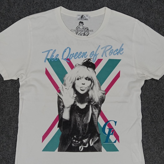 Hysteric Glamour X Courtney Love the Queen of Rock Tshirt - Etsy