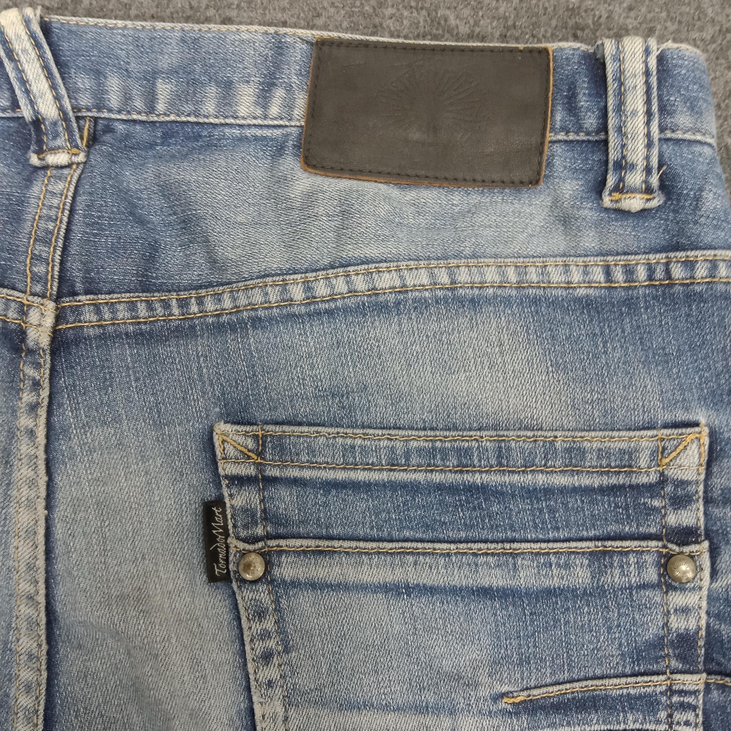 Vintage Tornado Mart Japanese Brand Fading Art Denim Jeans - Etsy