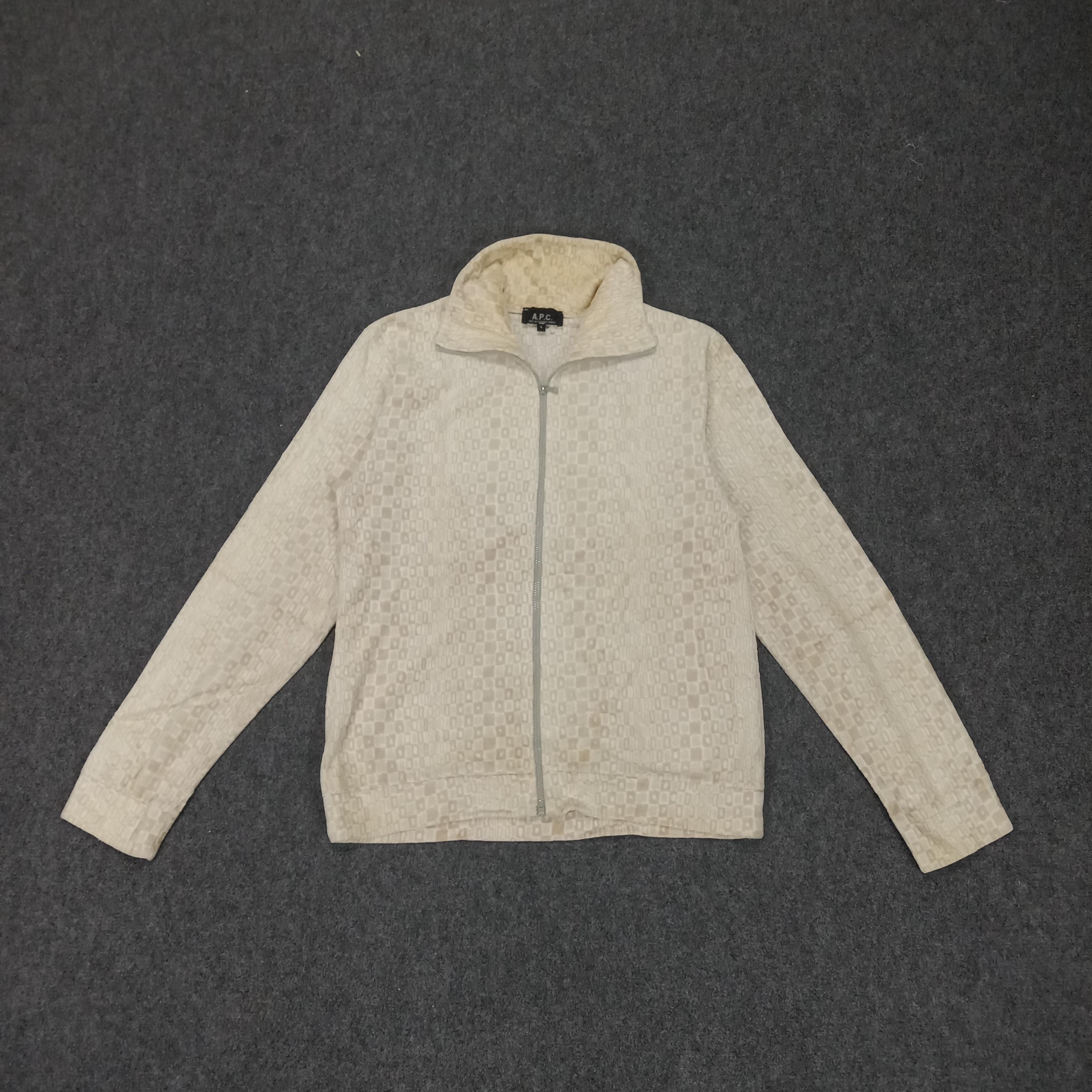 Vintage APC Made in France Vintage 94AW A.P.C Zip Knit ブルゾン