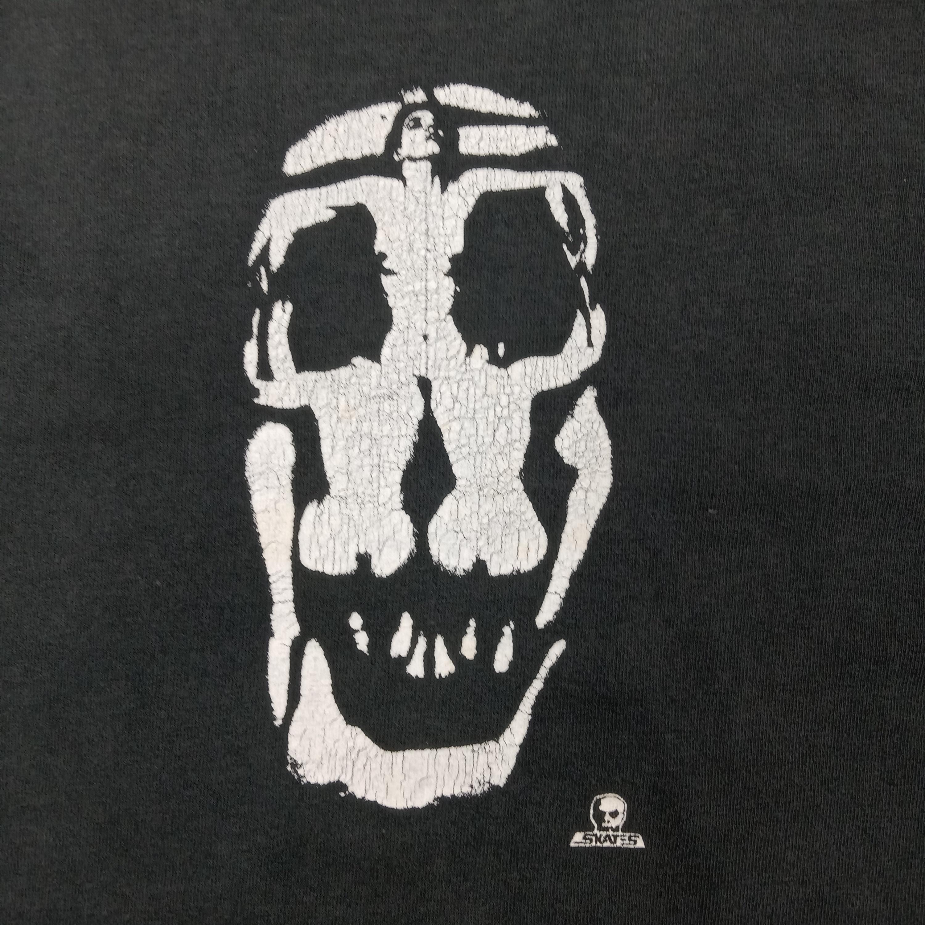Vintage 90's SKATES American Skull Art Parody Shirt - Etsy Canada