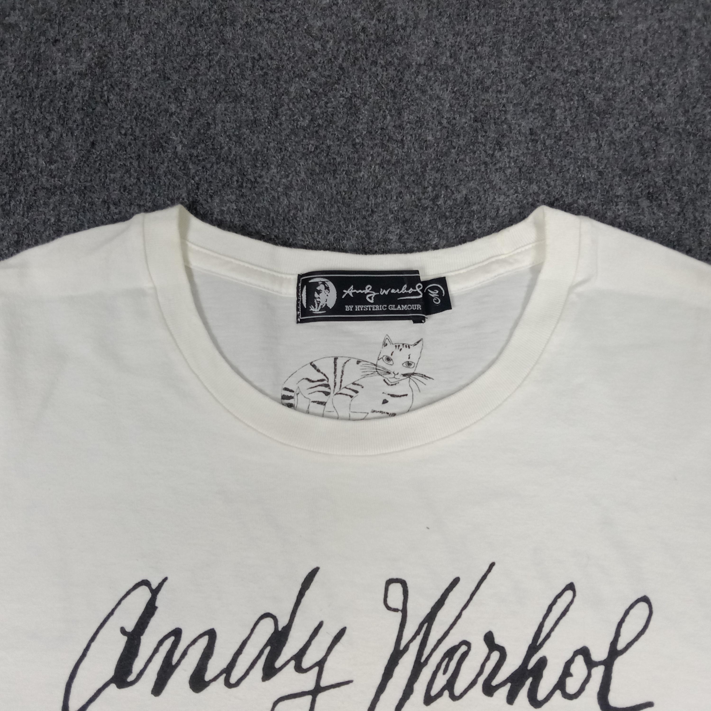 Andy Warhol by Hysteric Glamour Japanese Brand Tshirt - Etsy