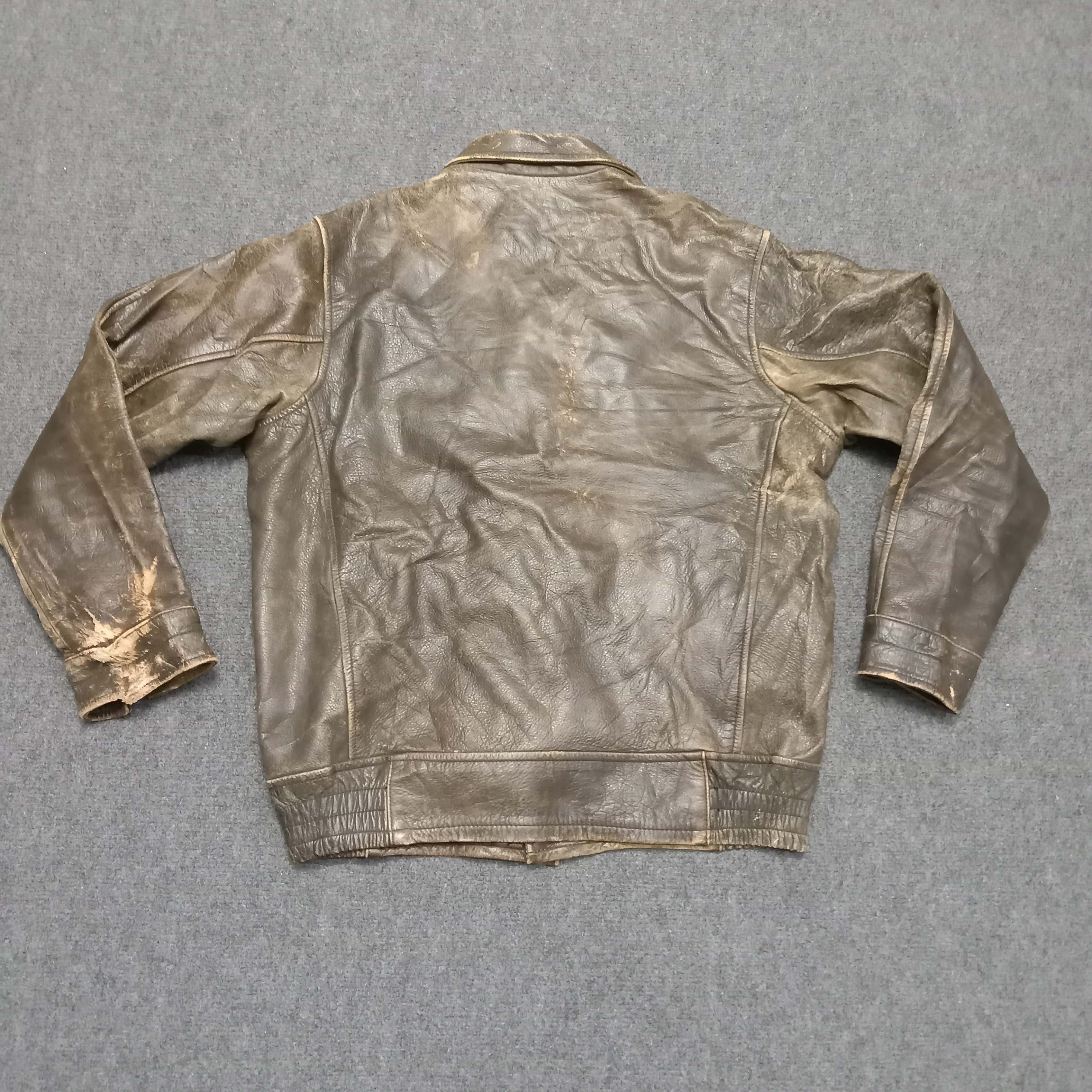 Vintage 90's Leather Wear Japanese Style Jacket - Etsy