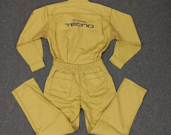 Vintage Toyota Tecno Japanese Racing Team Coverall Jacket