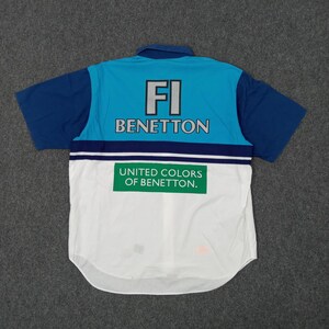 United Colors Of Benetton F1 Racing Shirt Button Up