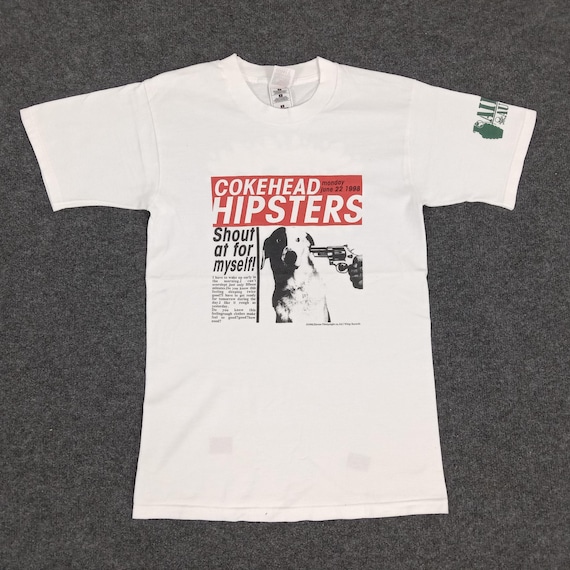 Vintage 90's Cokehead Hipster Japanese Brand Tshirt - Etsy