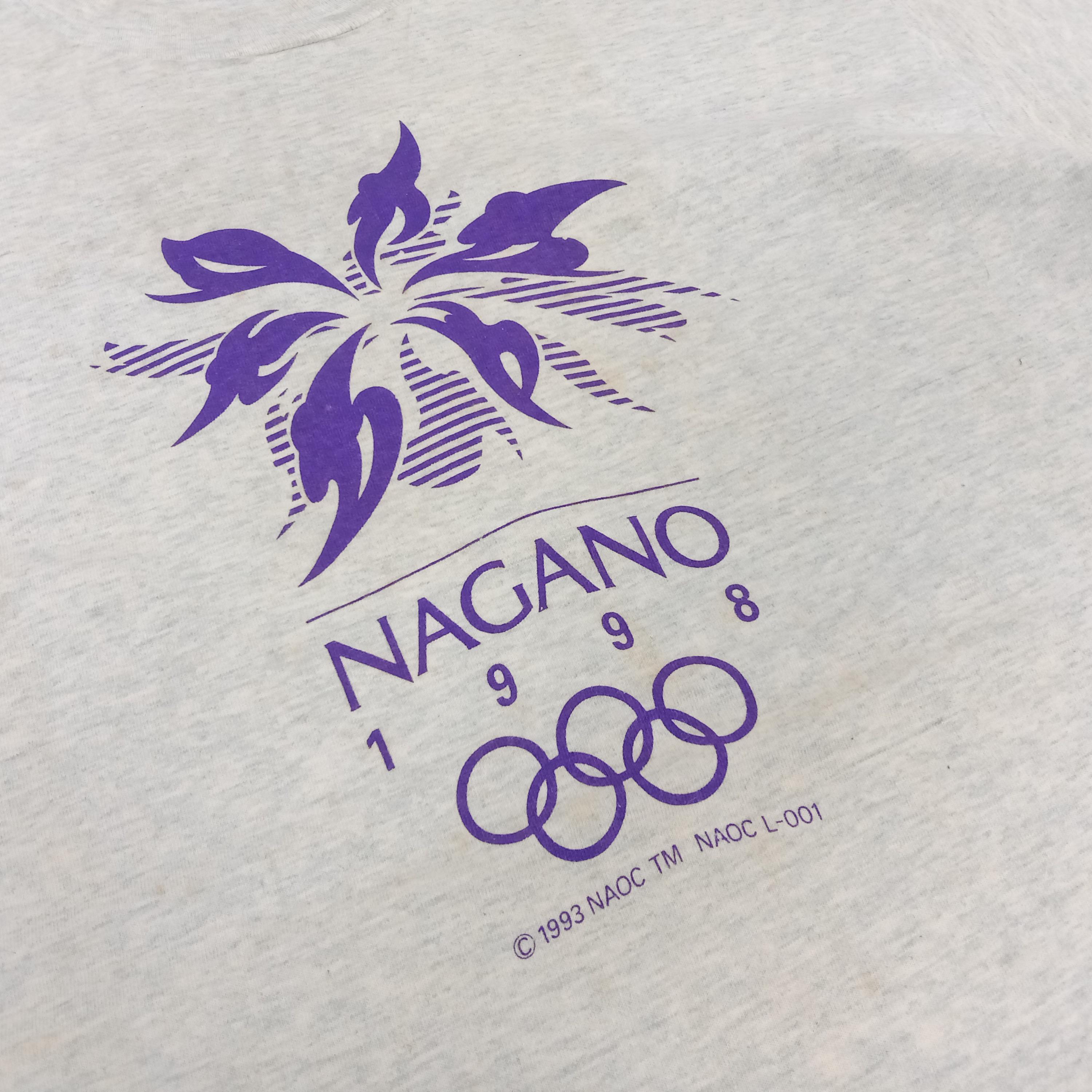 90年代ヴィンテージ 長野オリンピック 1998 スポーツスタイル Tシャツ