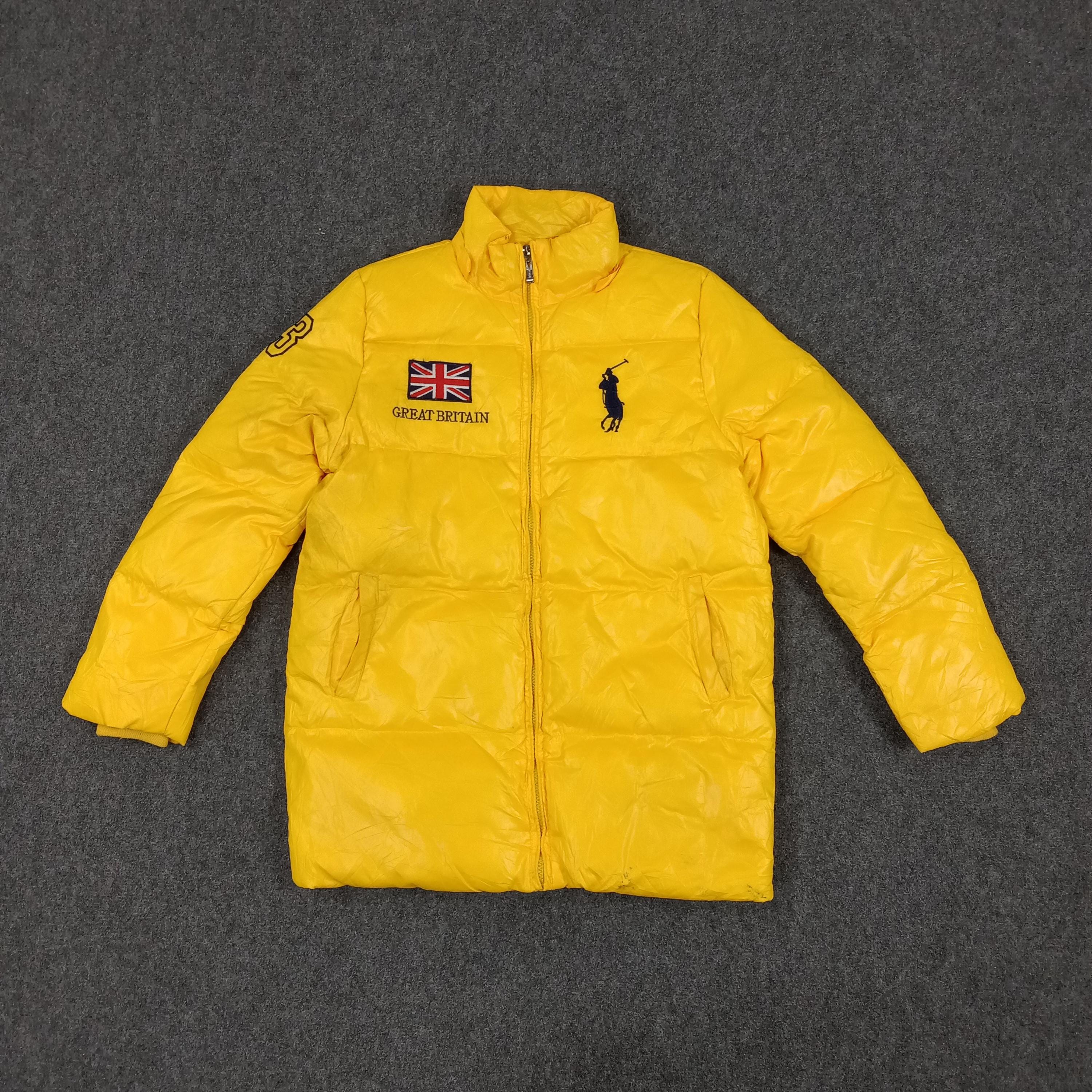 Polo ダウンジャケット GREAT BRITAIN 美品 Lサイズ】ポロラルフローレン ダウンジャケット グレートブリテン