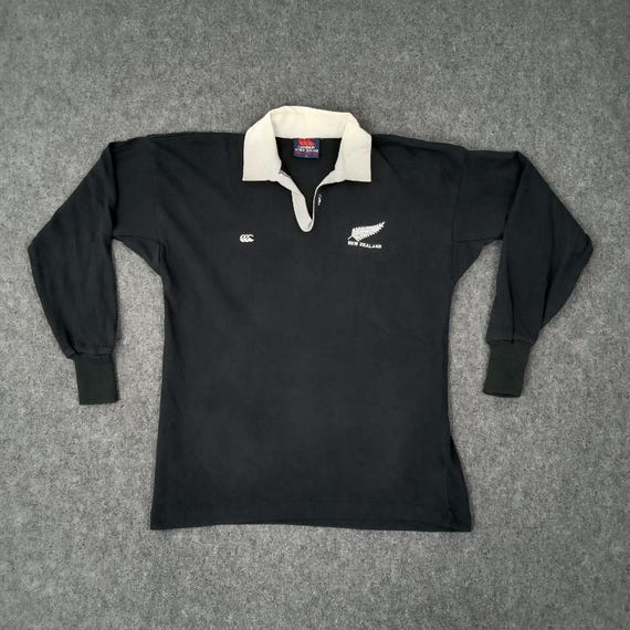 Vintage Canterbury New Zealand All Black Rugby Polo Shirt - Etsy