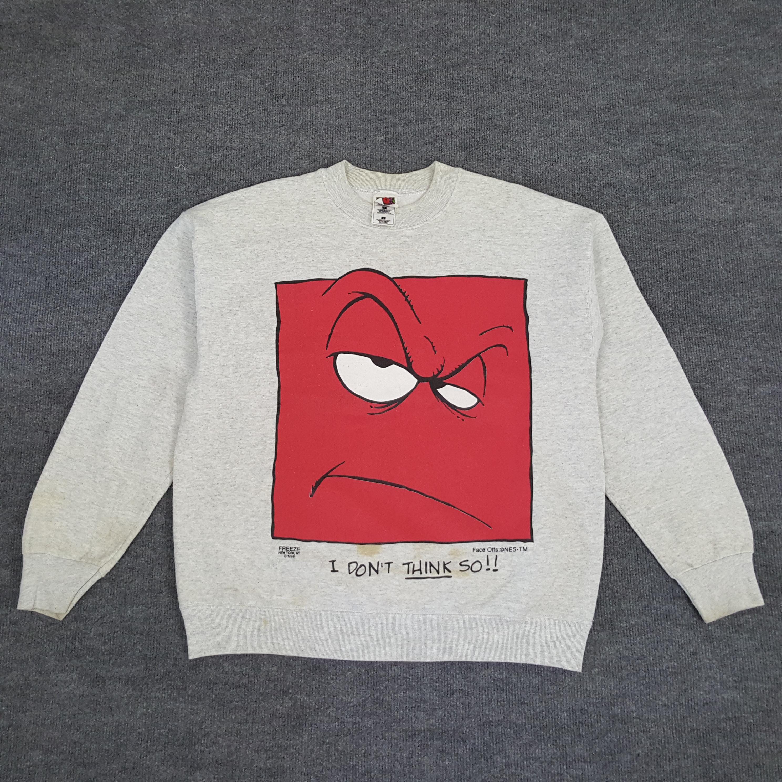 Vintage 90's Freeze New York I Don't Think so Sweatshirt - Etsy