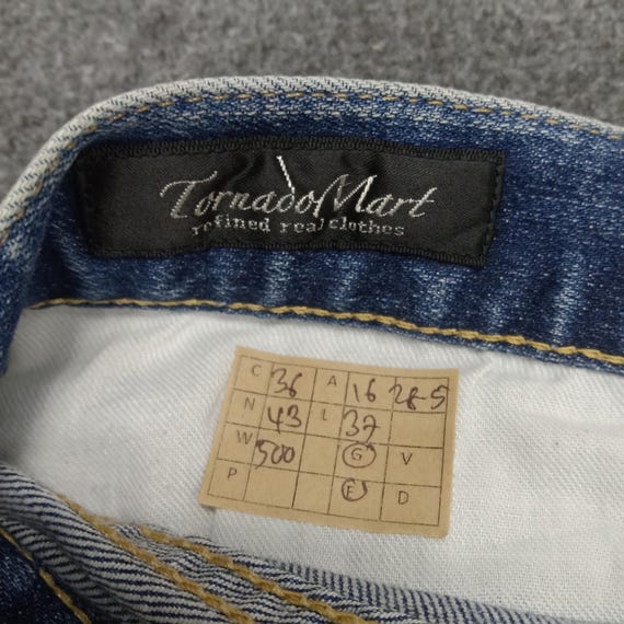 Vintage Tornado Mart Japanese Brand Fading Art Denim Jeans