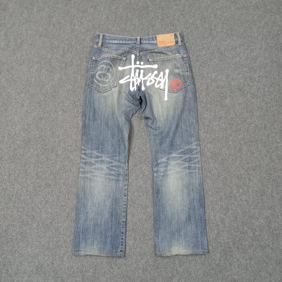 Stussy American Streetwear Denim Jeans - Etsy