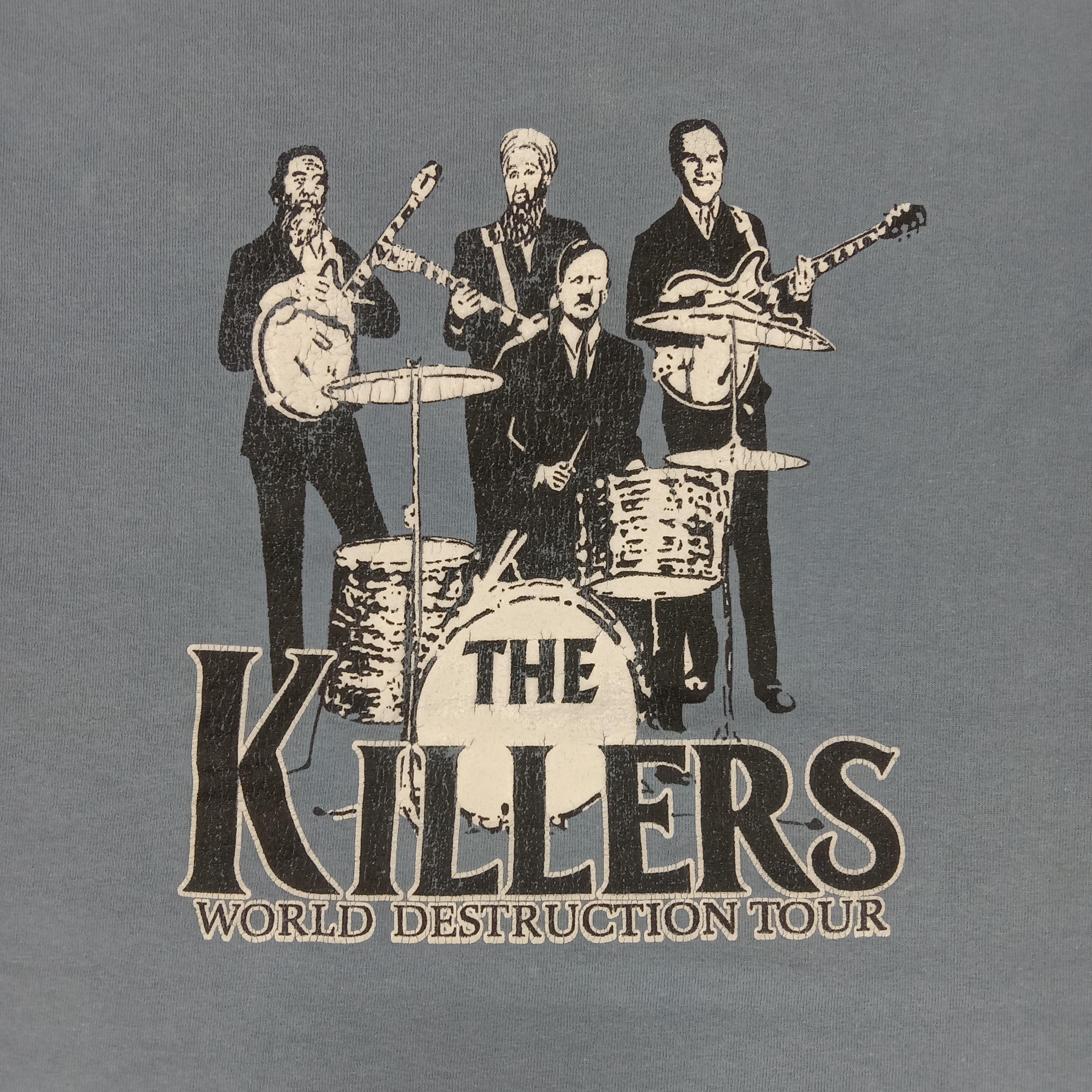 The Killers World Destruction Rock Tour Tshirt - Etsy