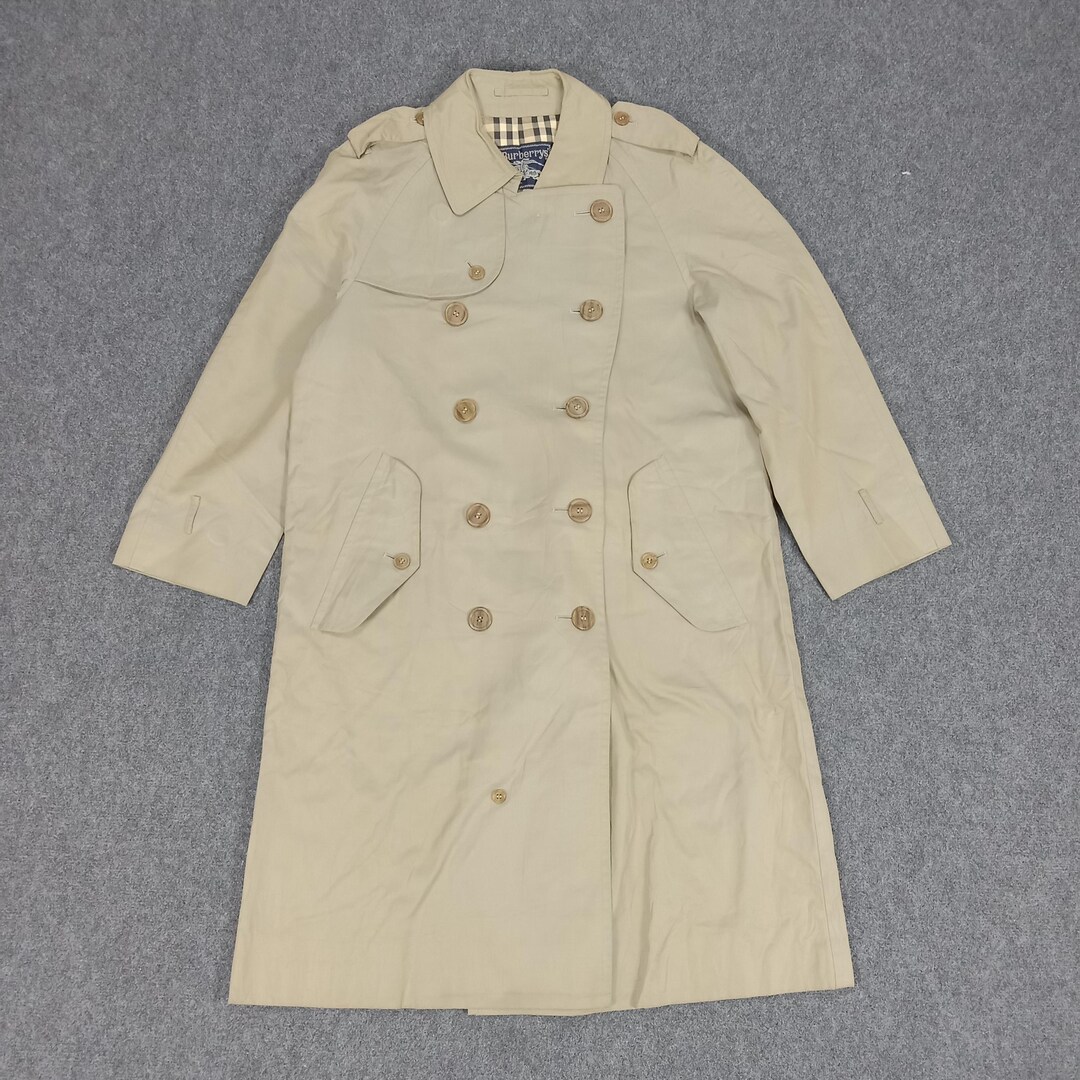 Vintage Burberry Nova Check Rare Design Trench Coat Jacket - Etsy