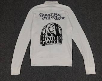Vintage Hysteric Glamour Japanese Brand Zipper Sweatshirt