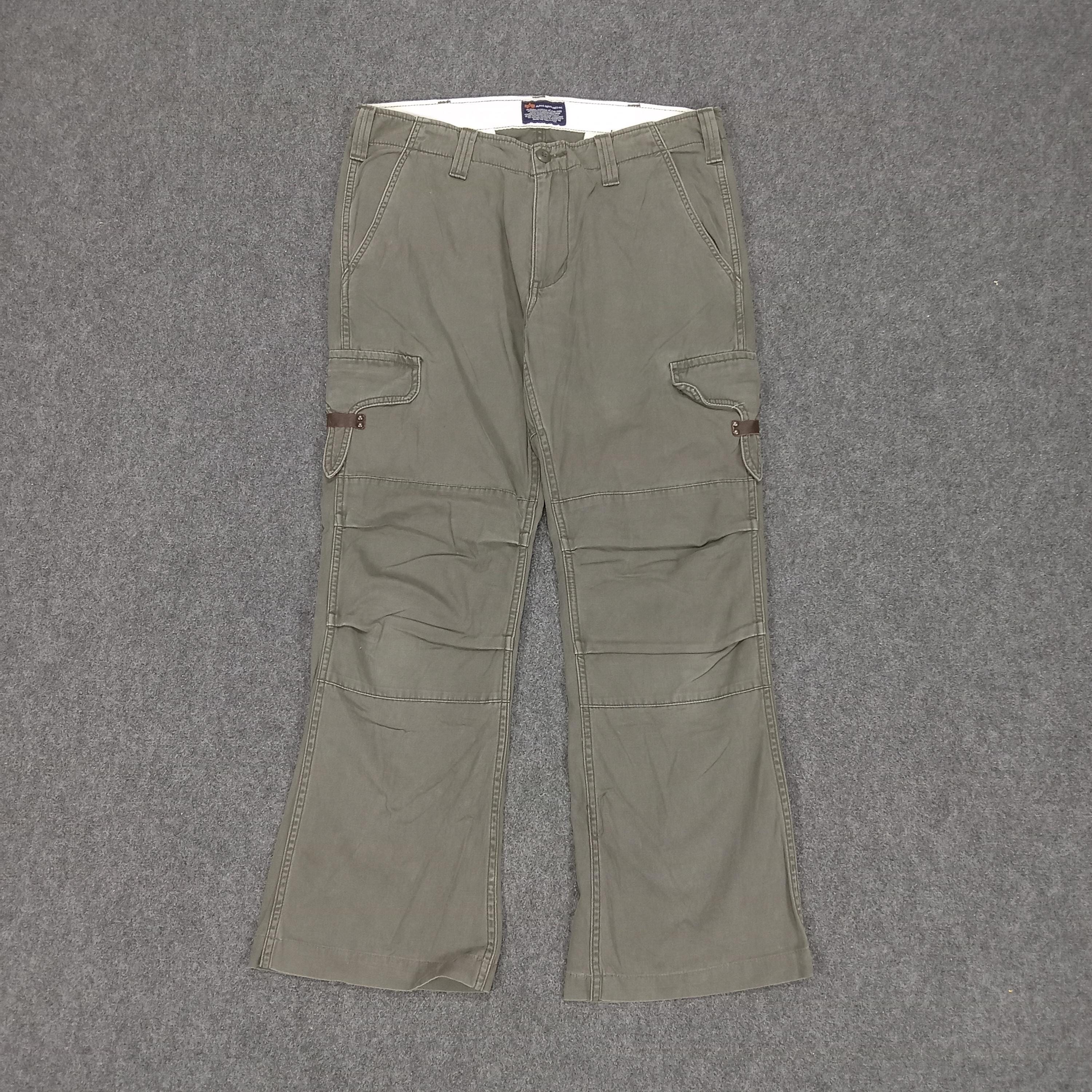 Alpha Industries Military Style Cargo Pants - Etsy