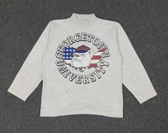 ジョージタウン大学アメリカンスポーツスウェットシャツ - Etsy 日本 ジョージタウン大学アメリカンスポーツスウェットシャツ - Etsy 日本