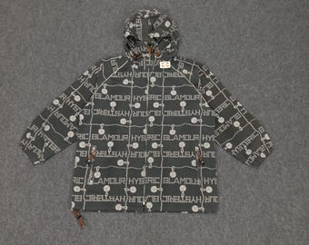 Hysteric Glamour Rare Design Jacket With Hoodie