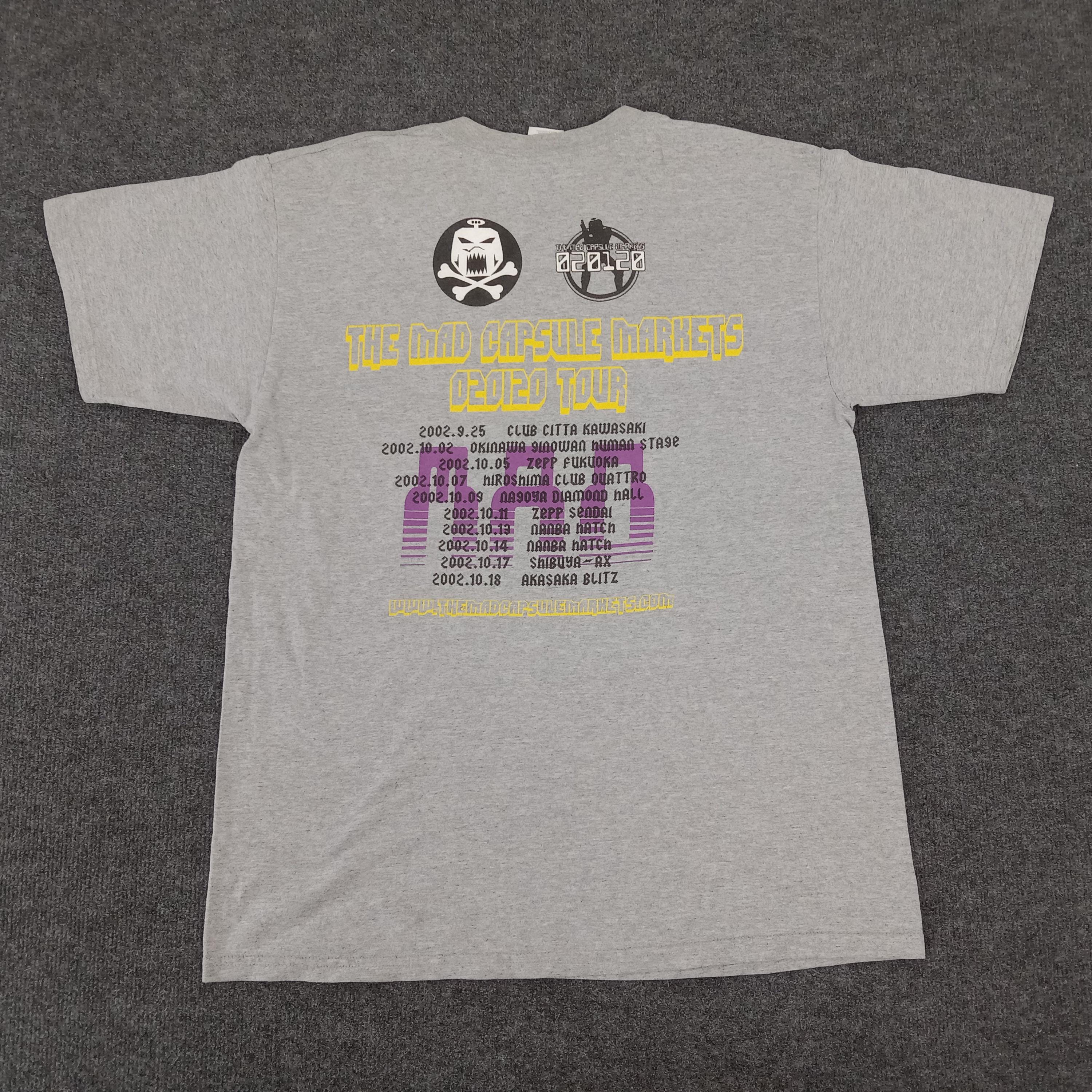 THE MAD CAPSULE MARKETS　バンドTシャツ Vintage the MAD CAPSULE MARKETS Band Tee M.a.d. Com Rare