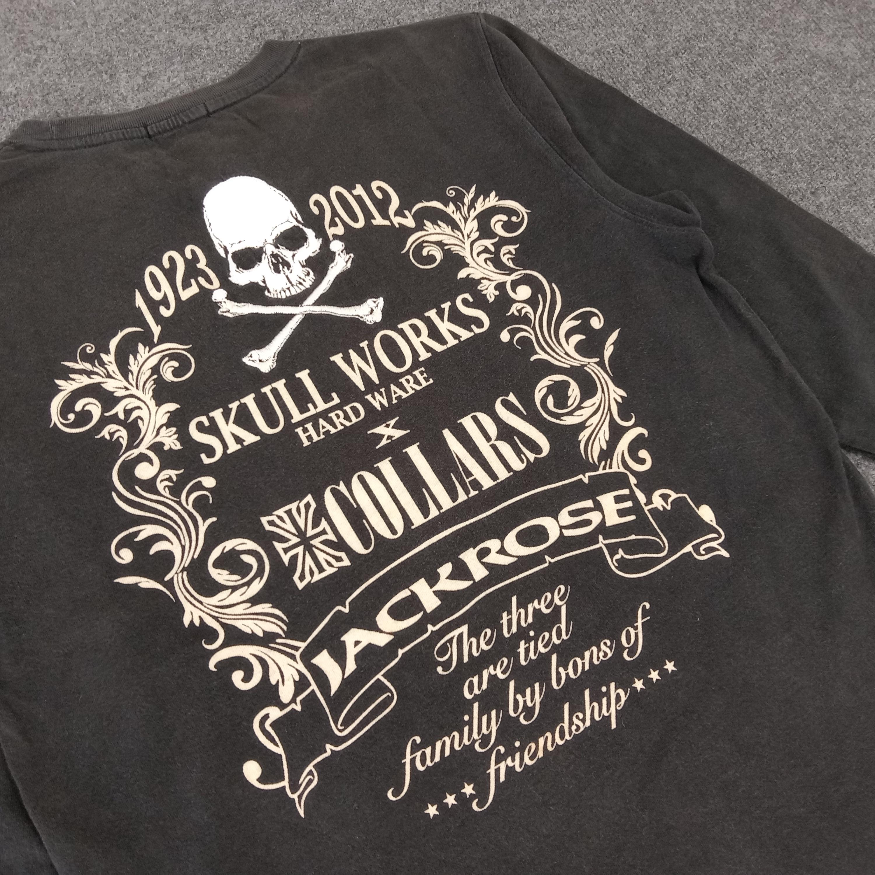 Skull Works Hard Ware X Collars Japan Style Tshirt - Etsy