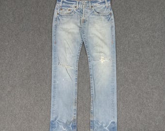 True Religion American Distressed Style Denim Jeans