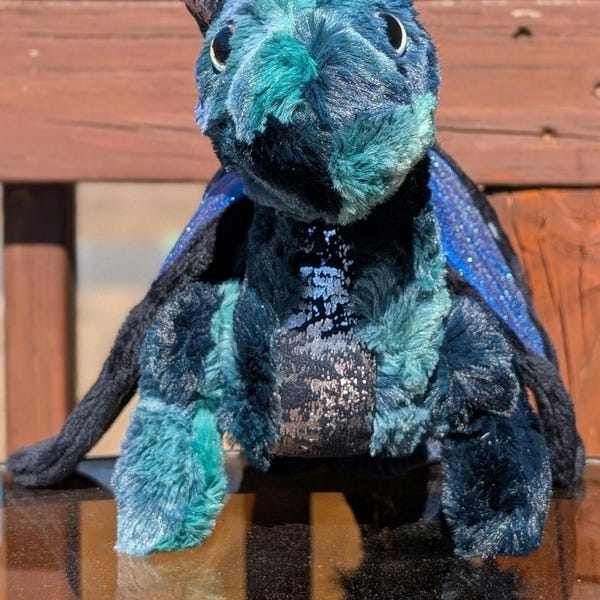 shoulder plush dragon