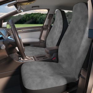 Grey Smoke Car Seat Covers, Automotive Seat Protector, Vehicle Interior Decor, Car Accessories, Auto Decor, Car Interior Upgrade