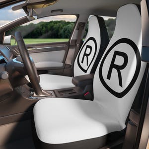 Fundas elegantes para asientos de coche: diseño gráfico para entusiastas de los coches, accesorios para el coche, artículos esenciales para viajes por carretera, regalos personalizados, decoración para vehículos