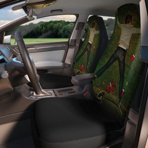 Car Seat Covers, Funky Auto Accessories, Vintage Style Car Decor, Unique Gifts for Car Lovers, Car Accessory, Party Theme Gear