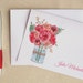 Watercolor Roses Note Cards - Personalized Note Cards - Antique Roses ...