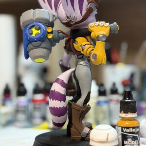 Ratchet and Clank Tribute Figure (RIVET) 20cm tall HAND PAINTED image 8
