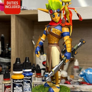 Jak and Daxter Tribute Figure **HAND PAINTED**