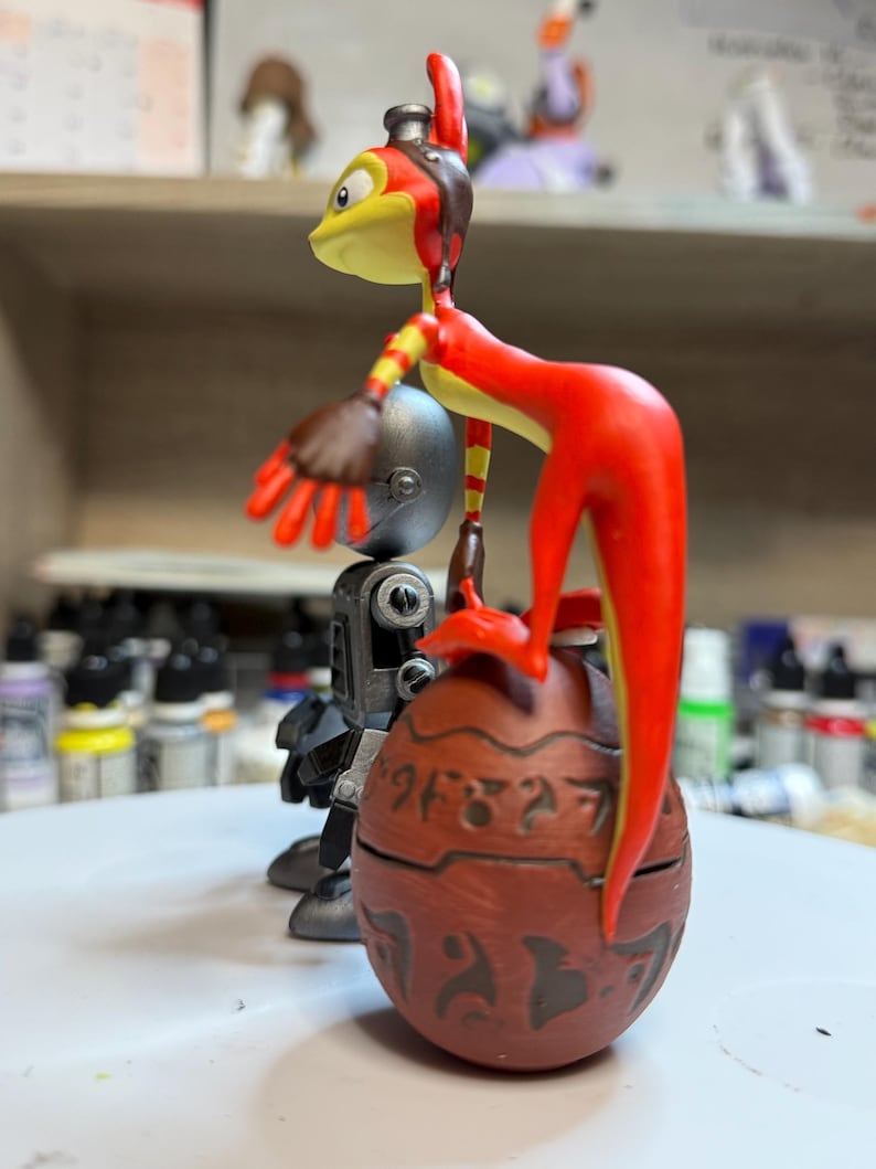 Ratchet and Clank and Jak and Daxter Hand-painted Figure Inspired by ...