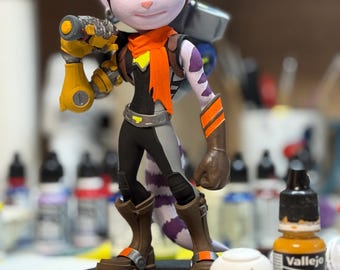 Ratchet and Clank Tribute Figure (RIVET) 20cm tall HAND PAINTED
