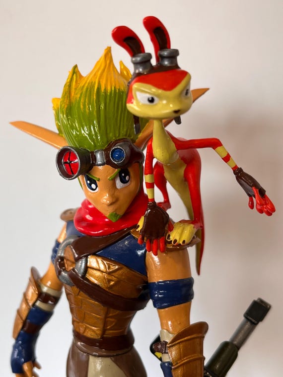 Jak and Daxter Tribute Figure **HAND PAINTED** - Etsy