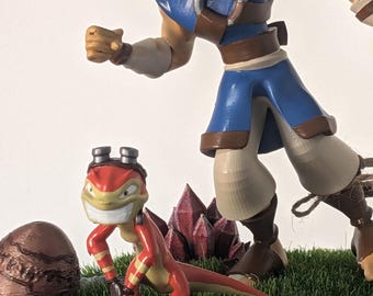 Jak and Daxter figure **HAND-PAINTED**