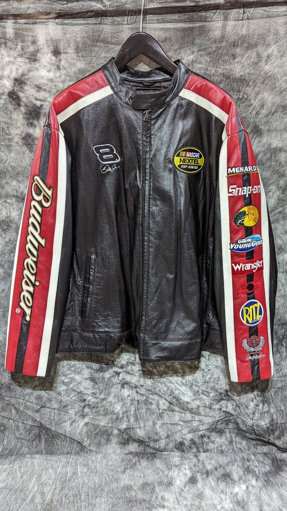 Dale Earnhardt Jr | Budweiser | Nascar Leather Jac