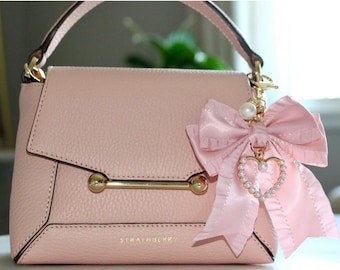 Elegant Bow Bag Charm