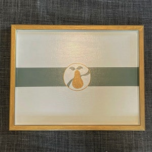 Golden pear tray