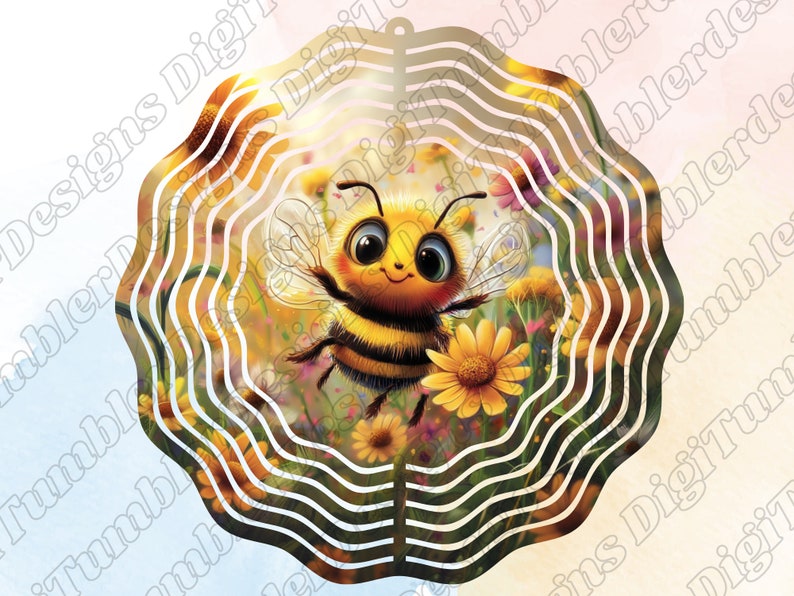 Wind Spinner 21 Zoll (53 Cm) – Süße Tier-Figuren Für Garten, Bunt, Wetterfest, Einfach Zu Installieren