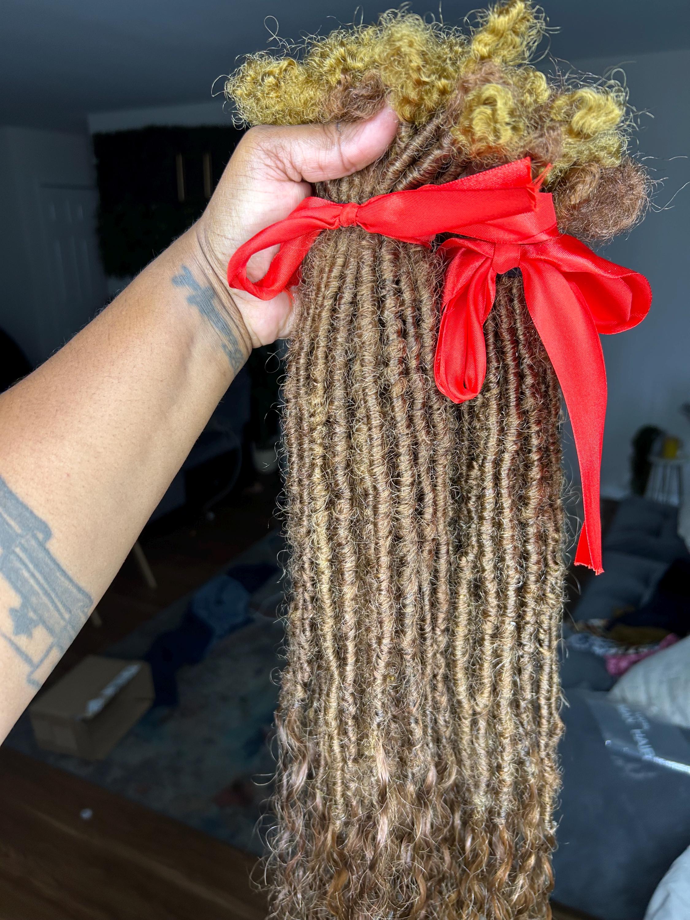 Custom Human Hair Crochet Locs Etsy