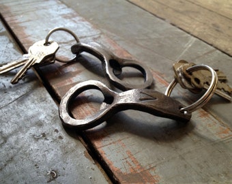 Keychain Beer Bottle Openers - Hand-forged by a Blacksmith